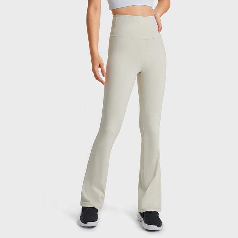 Millennial new slimming booty-lifting flare yoga pants - high-stretch, barely-there feel, versatile fashionable workout leggings for women dl204