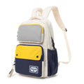2026 college student large capacity color block backpack - new casual versatile backpack - export backpack for high school and middle school students