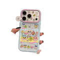 Suitable for iphone 18 pro max rainbow cartoon cute animal large view window phone case apple 17 polka dot protective cover 16