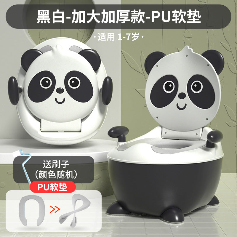 Children's cushioned toilet toilet, male and female baby urinal, children's toilet, indoor children are convenient to move the toilet stool