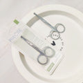 Keqi eyebrow scissors, nose hair scissors, beauty eyebrow shape, professional small scissors, elbow tip scissors, beauty tools, multi-purpose hot model