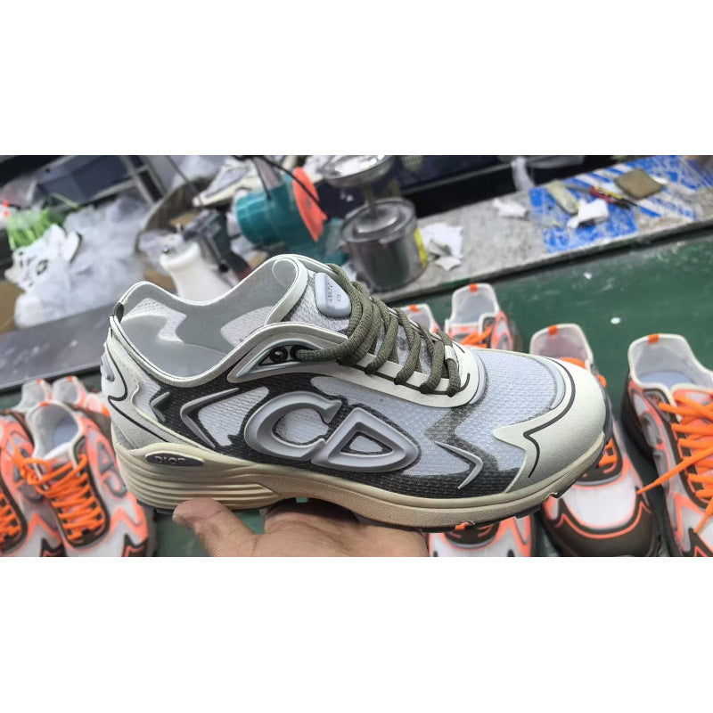 bestseller b22 breathable mesh running shoes - couple's style, export-grade, comfortable patchwork running sneakers