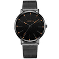 Men's casual watch fashion geneva couple men's women's casual business mesh strap quartz watch
