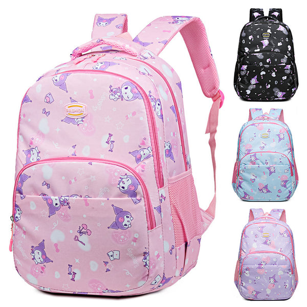 Wholesale new children's and women's backpacks for grades 1-6, large-capacity primary school school bags are sweet, cute, light and casual.