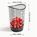 Stainless steel watermelon slicer - home fruit divider - fruit pulp scoop mold - watermelon dicing & chunking tool