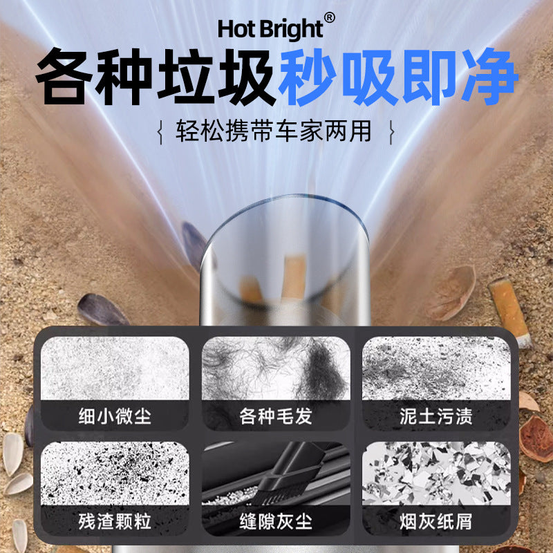 Portable car vacuum cleaner, cordless handheld vacuum & blower combo, household multifunctional powerful dust blower
