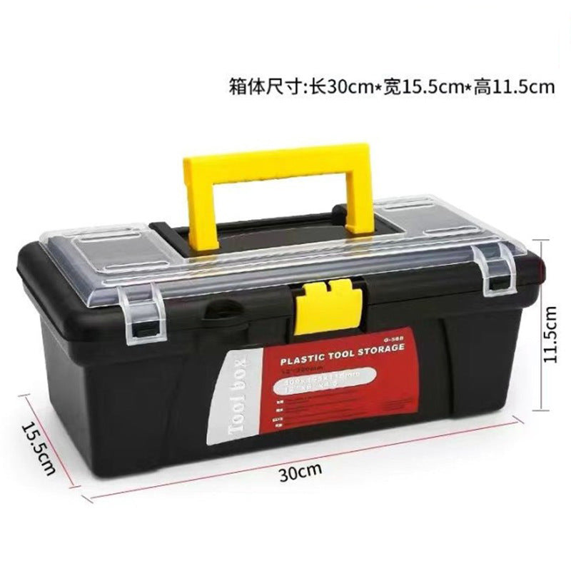Factory direct sales Portable multi-functional multi-layer oversized tool storage Thickened plastic box Large capacity storage toolbox