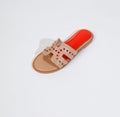 2025 new fashion women's sandals - flat, low heel, slip-on, laser-cut women's shoes