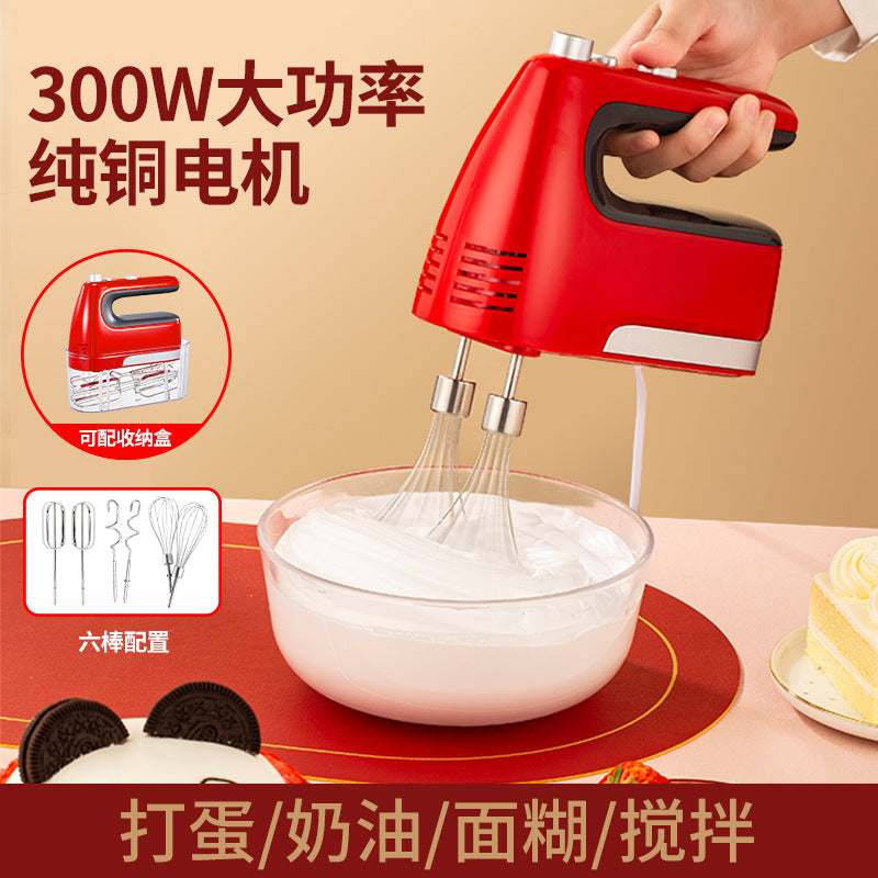Factory direct: household electric hand mixer - fast, 5-speed, low noise, powerful motor - new kitchen appliance recommended