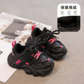 Girls' chunky sneakers - new  spring/autumn collection - kids' shoes - spring black athletic shoes - baby spring/summer casual shoes