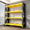 Multi-tier storage shelving unit - heavy duty iron shelving for home, warehouse, and e-commerce fulfillment centers