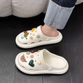 Tank anti-odor heightened thick sole crocs women's summer fashion outdoor wear non-slip beach shoes detachable diy accessories