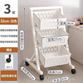 Kitchen storage rack floor-standing multi-layer vegetable basket for home trolley snack storage basket fruit vegetable shelf storage rack