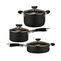 non-stick cookware combination for home pot set combination neutral cooking pot potset8pcs