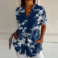 wholesale women's short-sleeved shirts, trendy shirt with hot-selling cross-border print designs, dropshipping available