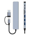 Type-c hub usb 3.0 dual port expansion dock - hub81 - connect to mouse, keyboard, and data cables for computers and tablets