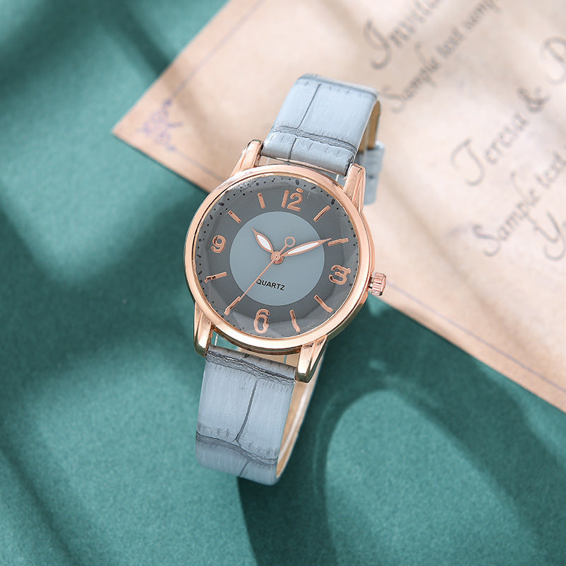 Tiktok live hot-selling digital blue watch fashion ladies' watch quartz watch - factory direct, ready to ship, dropshipping available