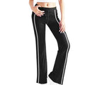 cross-border  women's solid color fashion drawstring elastic waist wide leg pants - activewear & casual trousers