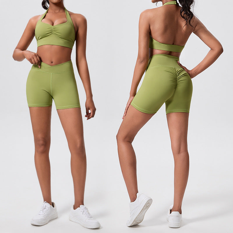 versatile slimming running butt-lifting fitness wear high-waisted tight-fitting outdoor quick-drying sports dance yoga apparel - customizable