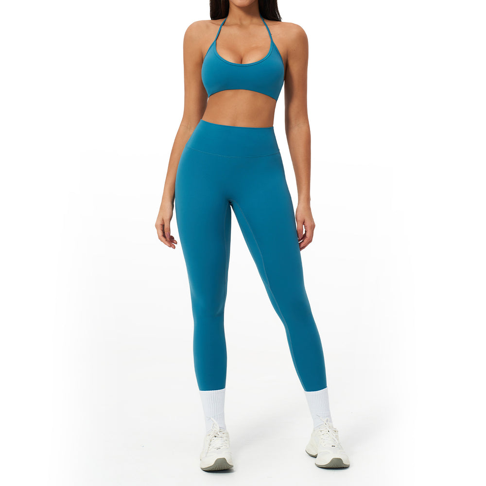 quick-drying yoga clothes suit breathable elastic casual yoga suit seamless running fitness clothes for women 2551