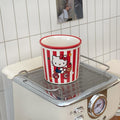 American striped cat ceramic mug - breakfast cup, couple's style, cartoon mug, large capacity, high-value milk cup