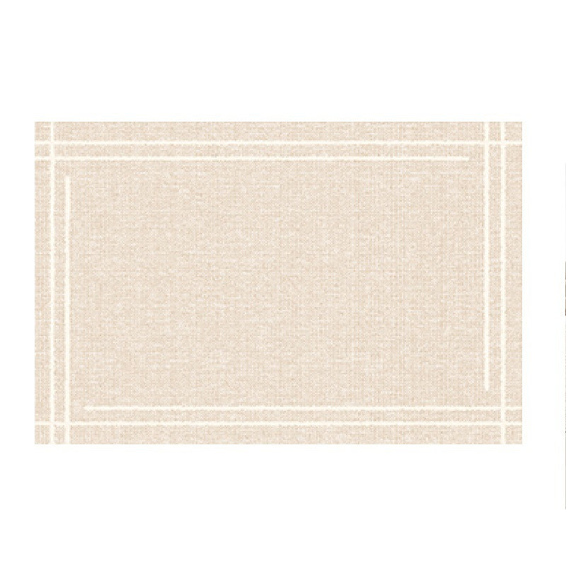 Distributed carpet living room  new cream style no-wash and wipeable bedroom waterproof sofa light luxury high-end floor mat