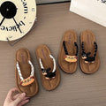 Cartoon cute outerwear flip flops women's summer internet celebrity ins best selling soft beach non-slip women's flip flops