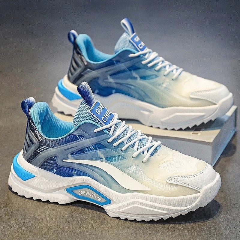 Spring men's shoes 2025 new student sports casual youth mesh dad shoes versatile trendy breathable shoes for men