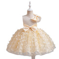 Amazon's new children's clothing skirt butterfly children's dress puffy mesh princess dress little girl model catwalk dress