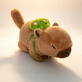 Influencer capybara slap bracelet - plush doll style wristband with frog, turtle, and football charms - soft, cute, and stress-relieving