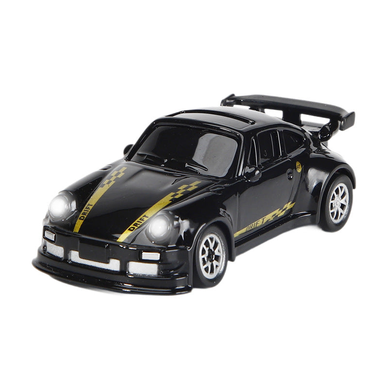 Rc professional drift car 1:64 remote control car 2.4g four-wheel drive racing car with controllable lights, desktop mini world toy car