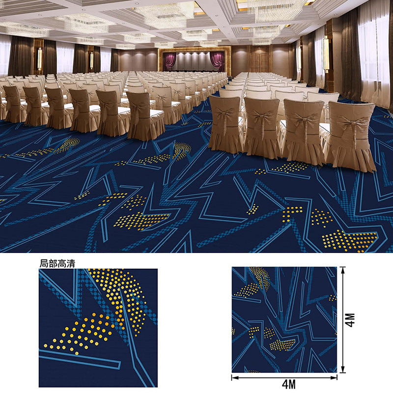 Hotel lobby carpet, 1000g nylon, fire-retardant, thickened area rug for banquet halls, restaurants, conference rooms, and reception areas