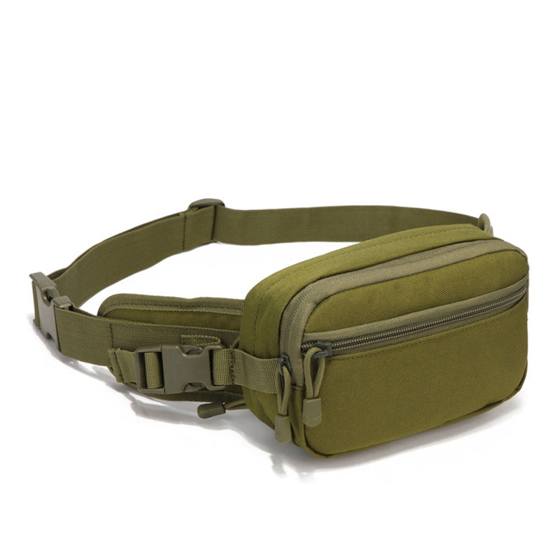 Outdoor tactical fanny pack Outdoor riding Multifunctional storage Waterproof fanny pack Wild CS combat waist new gun bag