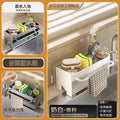 Kitchen rack, rag rack, storage drain rack, faucet, sink, dishwashing, sponge and steel ball rack