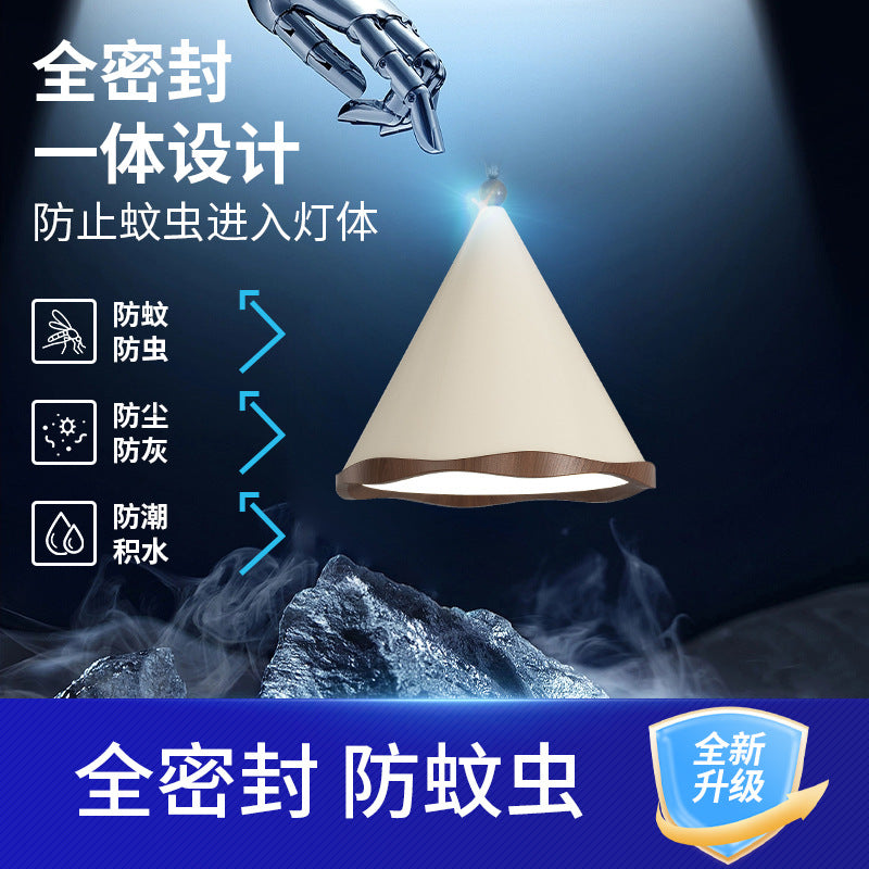 Medieval restaurant chandelier, retro wabi-sandy wind full spectrum eye protection led light 2025 new dining table bar lighting