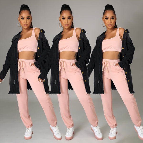 European and American spot slim fit ripped denim jacket autumn express wish   new women's clothing