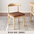 For homenordic desk chair modern casual restaurant chair iron horn chair dining table chair backrest stool