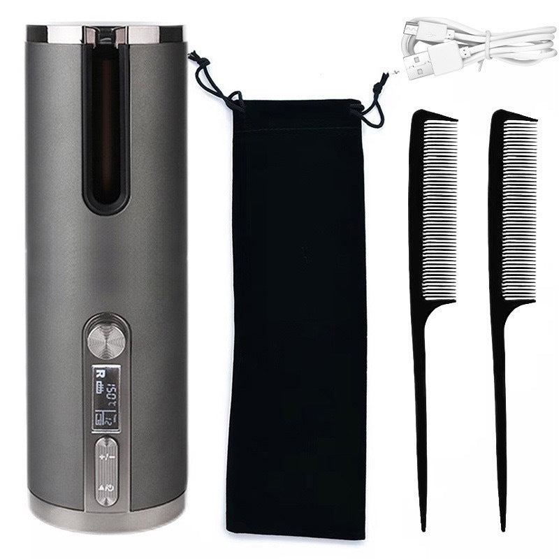new usb lazy hair curling wireless charging portable curling iron fully automatic foreign trade hair curler manufacturer
