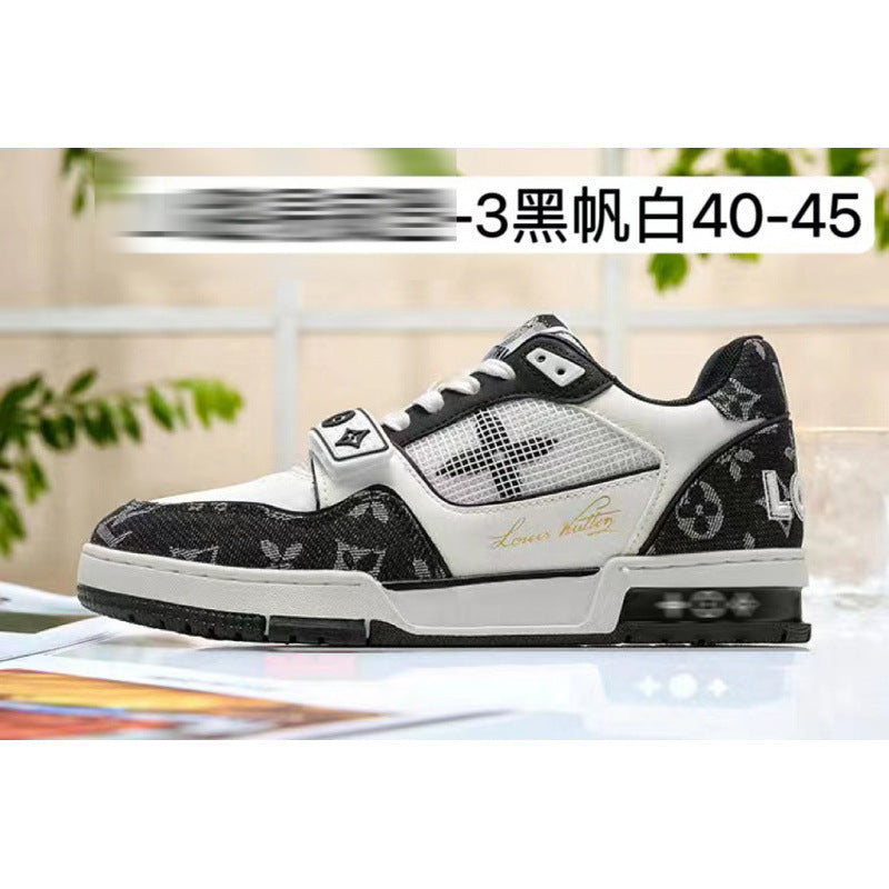 European market men's and women's bread shoes, height-increasing chunky sole dad shoes, fashionable and versatile sneakers, couple's skate shoes