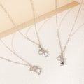 Strawberry necklace wholesale: european, american, and korean style minimalist ins rabbit pendant with diamond accents, enamel cartoon cute jewelry for women