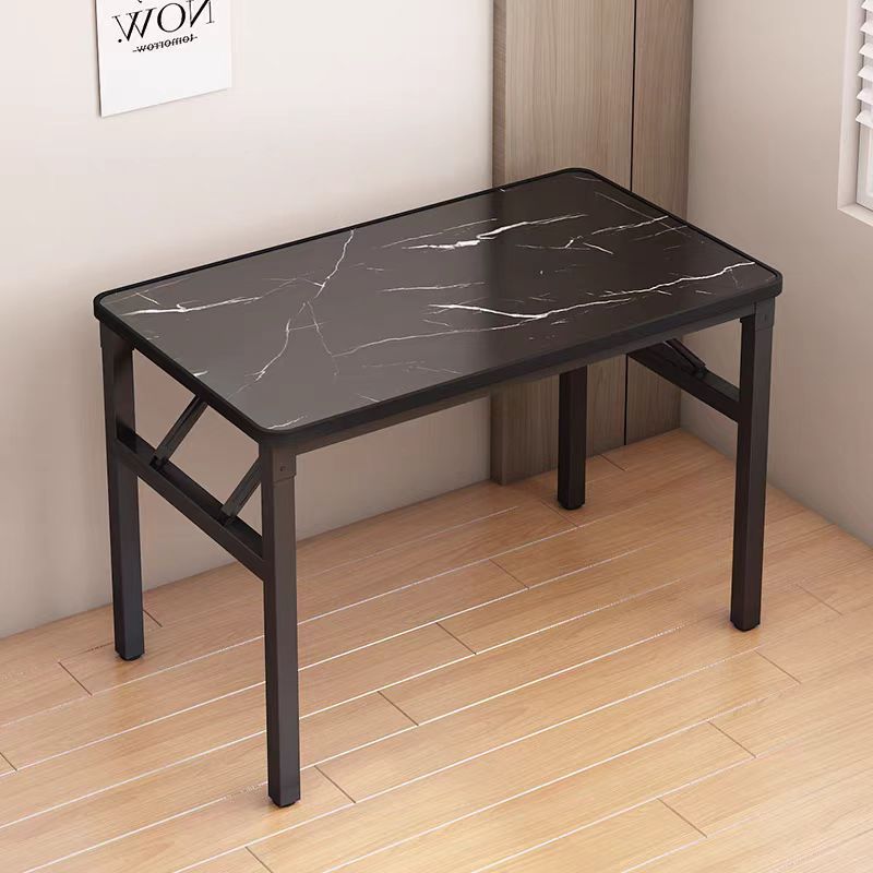 Easy-to-assemble folding desk - no assembly required - perfect for home, living room, dining room, bedroom, or office