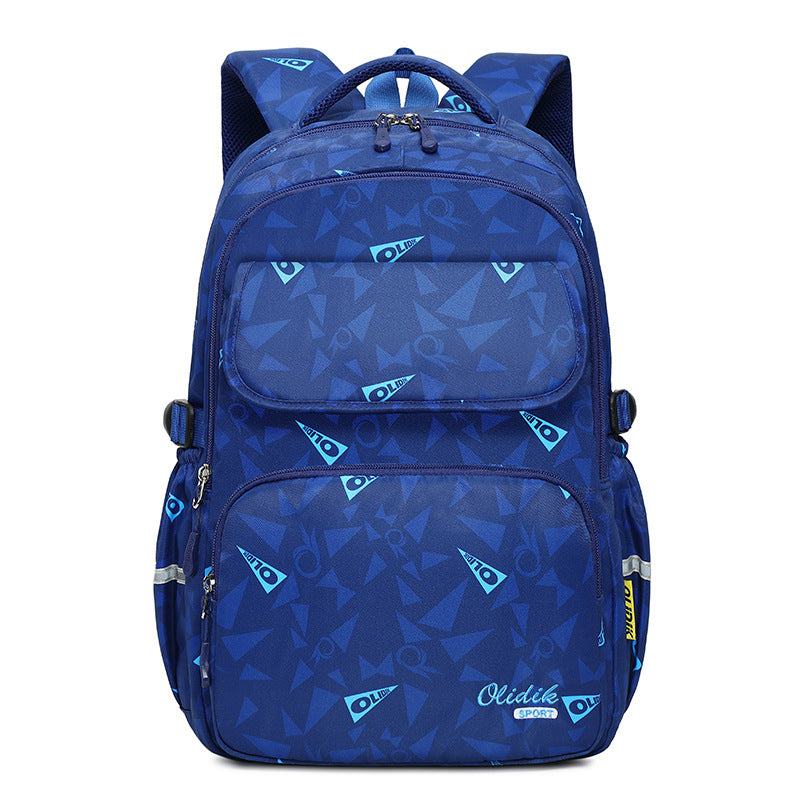 School bag, primary school boys, grades one, two, three to six, boys, backpack, ultra-light burden reduction, spine protection, children's backpack, men