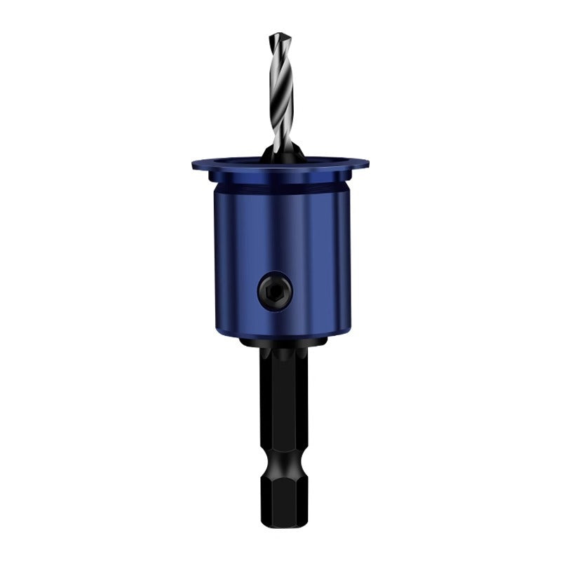 Baolian hexagonal shank woodworking countersunk drill bit 2-in-1 limit hole opener countersunk drill bit reaming cone hole multi-support
