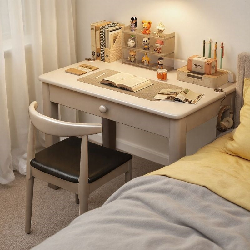 Solid wood desk home office desk 70/80/90cm writing desk bedroom student study table small apartment computer desk