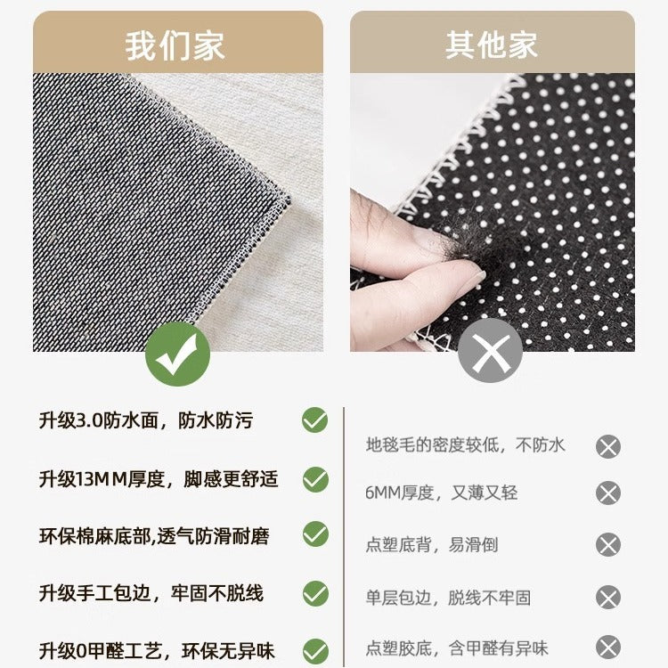 Carpet bedroom bedside blanket kids room cartoon new arrival room bedside cute thickened bed floor mat