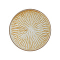 Vintage rustic ceramic steak plate - unique square plate with rim for home, restaurant, hotel, and dessert presentation