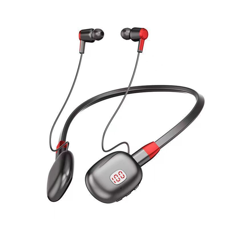 Wireless neckband sports headphones - long battery life, universal compatibility (ios/android), ultra-long standby, bluetooth wireless earbuds