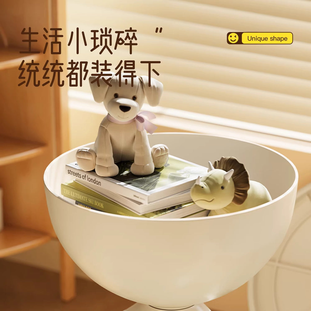 Creative bedside table for home, sofa side table, storage rack, bedroom balcony mobile mini table, small apartment coffee table