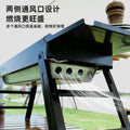 Bbq grill for homebbq grill outdoor foldable portable small barbecue stove charcoal carbon grill rack tool kebabs