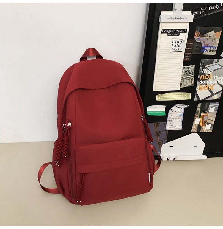 New casual backpack - lightweight school bag for middle school and elementary students, suitable for both boys and girls, perfect for tutoring, outings, and travel